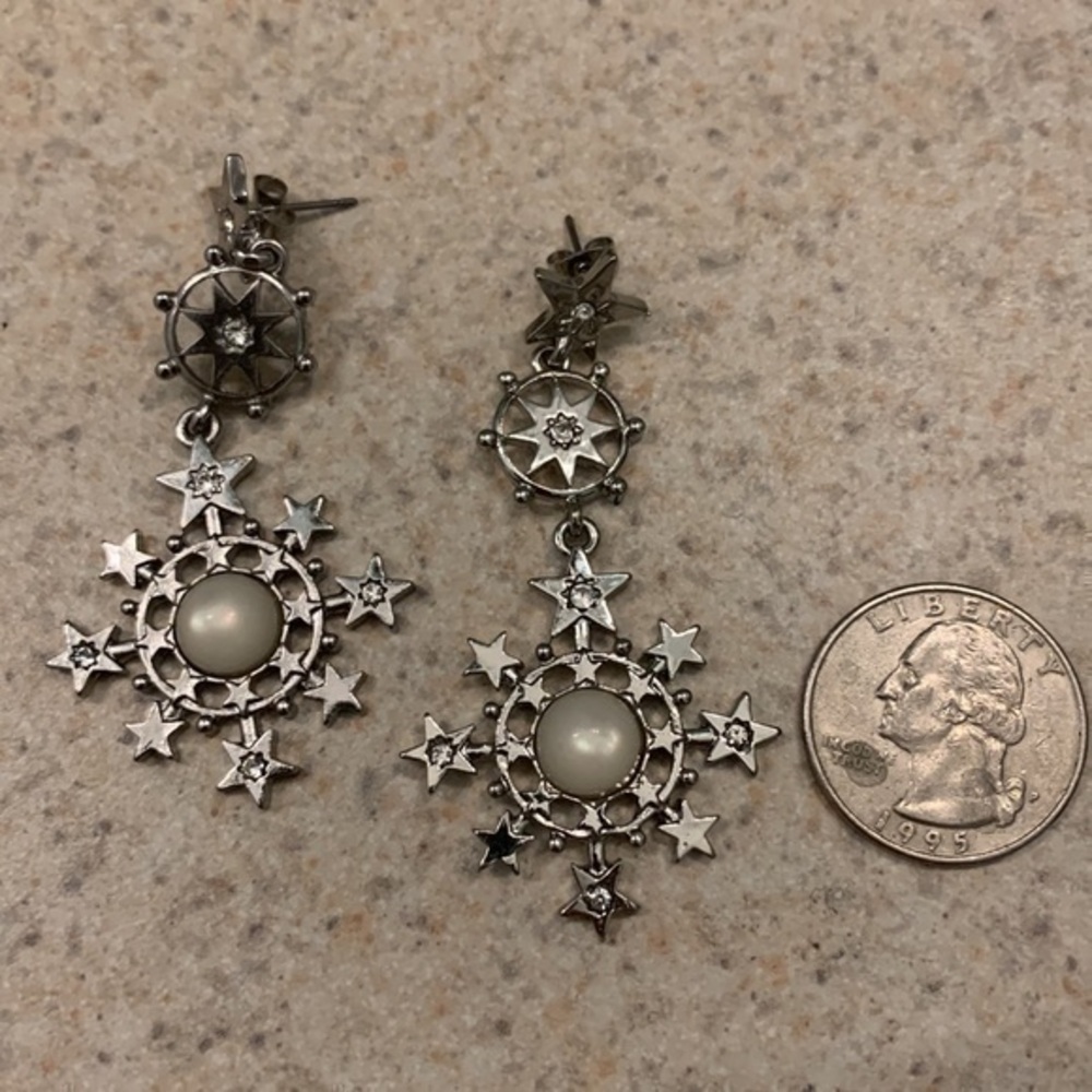 Large celestial earrings
